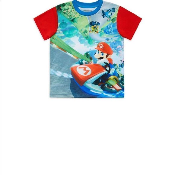 Boys Super Mario Kart T-Shirt & Shorts Pajama 2pc Set - Picture 3 of 4